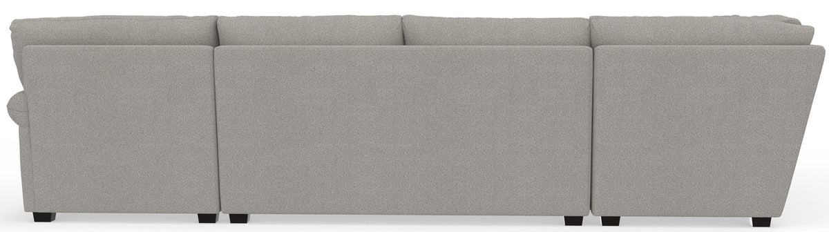 Livingston - Sectional With Comfort Coil Seating, 40" Cocktail Ottoman And Accent Pillows Included