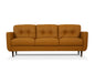 Radwan Camel Leather Sofa (Assembled)