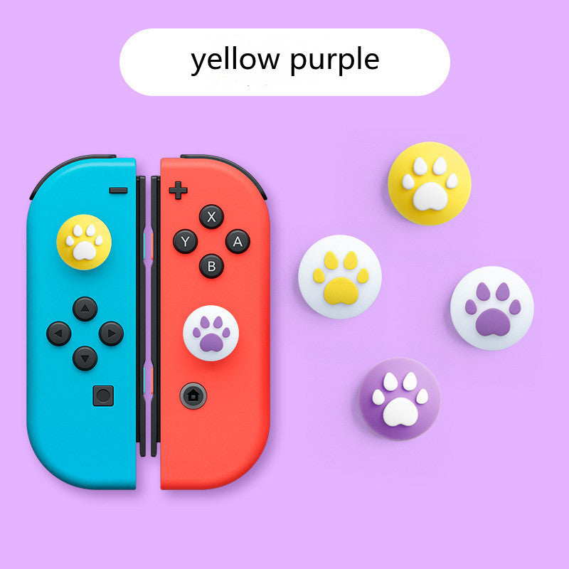 New 4 pieces cute For Nintendo Lite Rocker Cat Claw Key Accessories button attachments