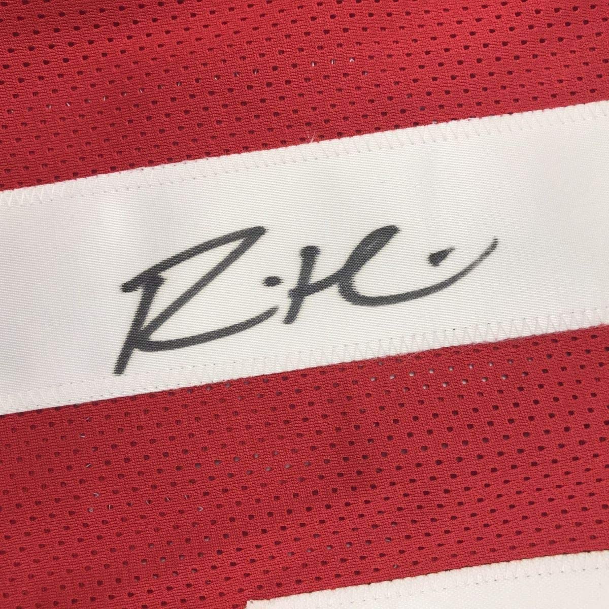 Framed Autographed/Signed Ronnie Harrison 35x39 Alabama Red College Football Jersey PSA/DNA COA