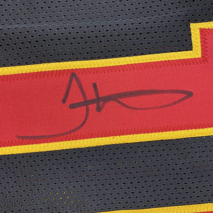 Autographed/Signed Tyreek Hill Kansas City Black Football Jersey JSA COA