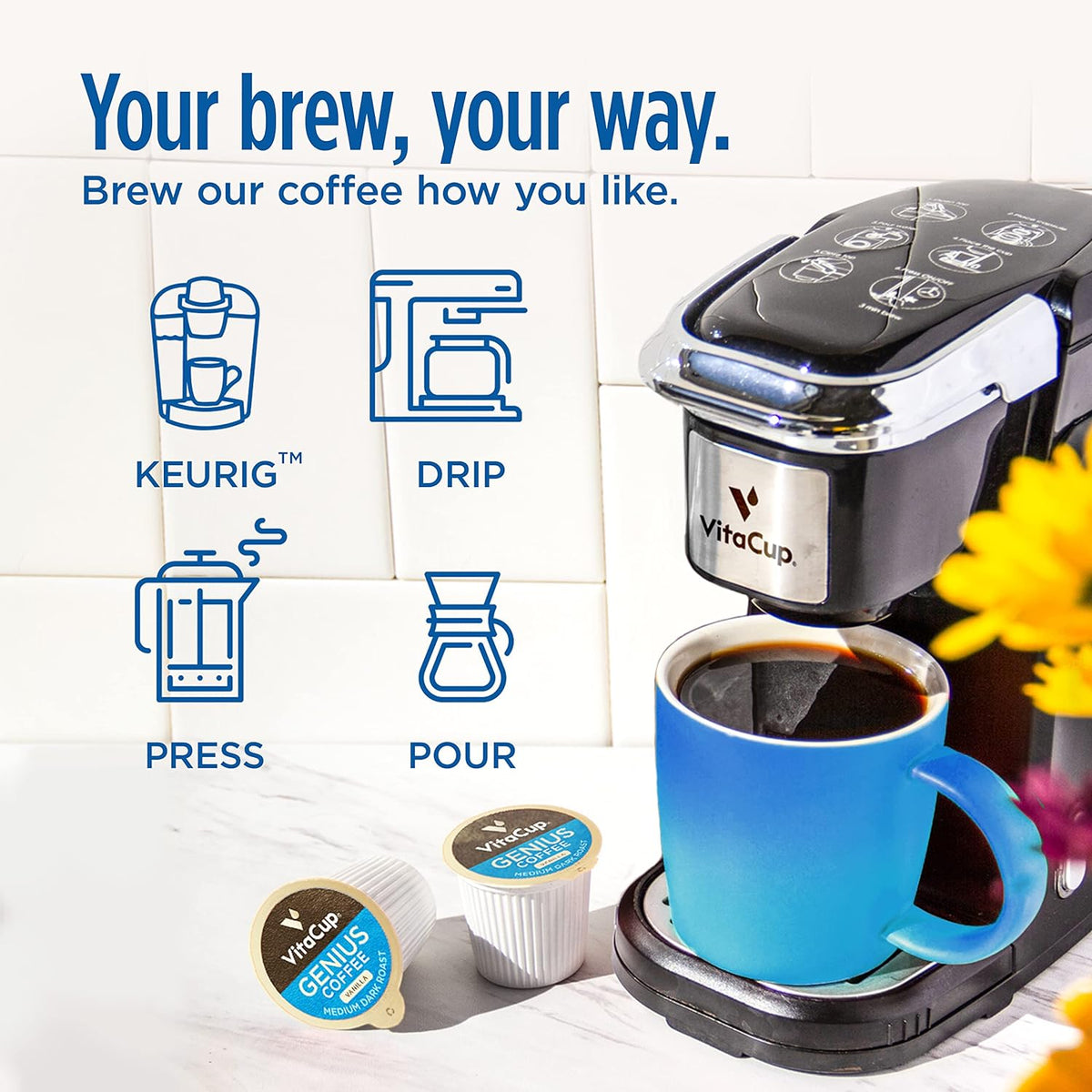 Organic Coffee Pods — Bold Flavor