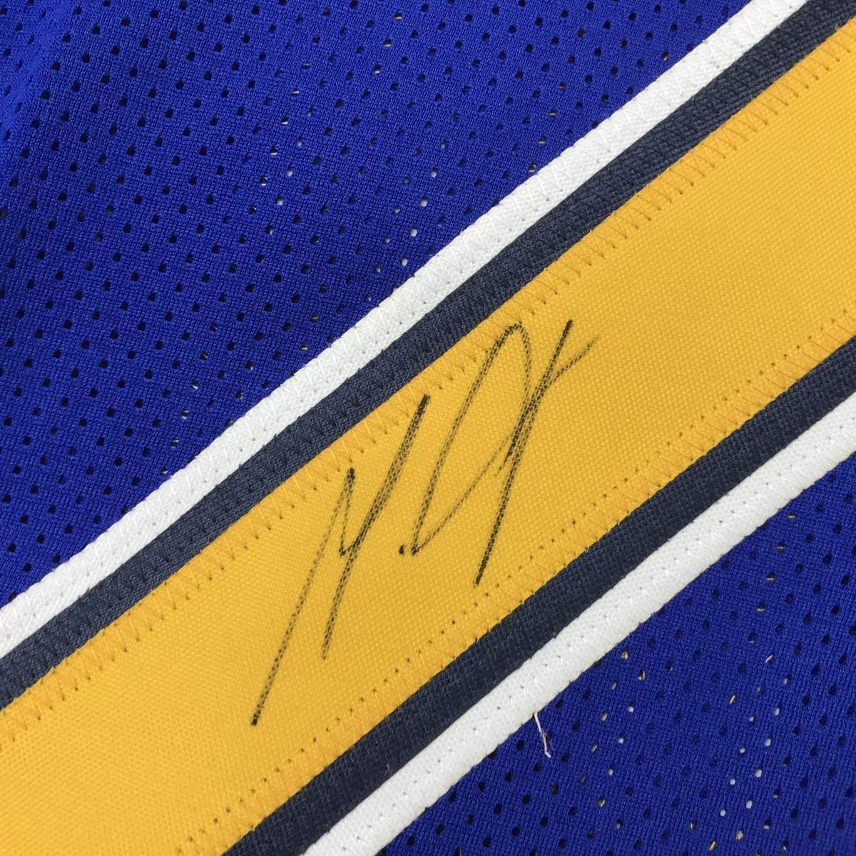 Framed Autographed/Signed Melvin Gordon 35x39 Los Angeles LA Color Rush Football Jersey JSA COA
