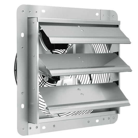 12" Shutter Exhaust Fan, High-Speed 1000 CFM