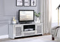 Noralie Mirrored & Faux Diamonds TV Stand (Assembled)