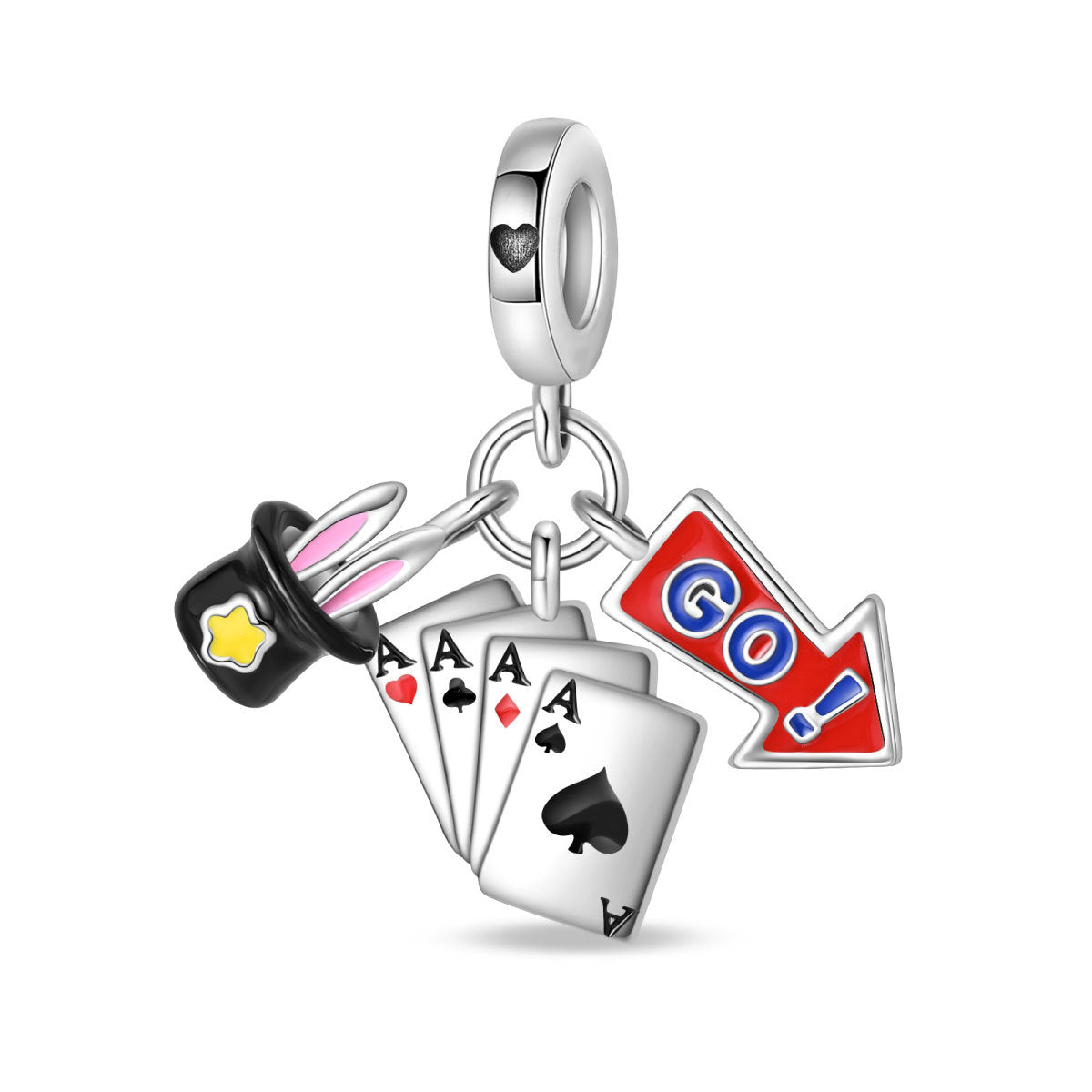 DIY Jewelry Bracelet With Playing Card Beads
