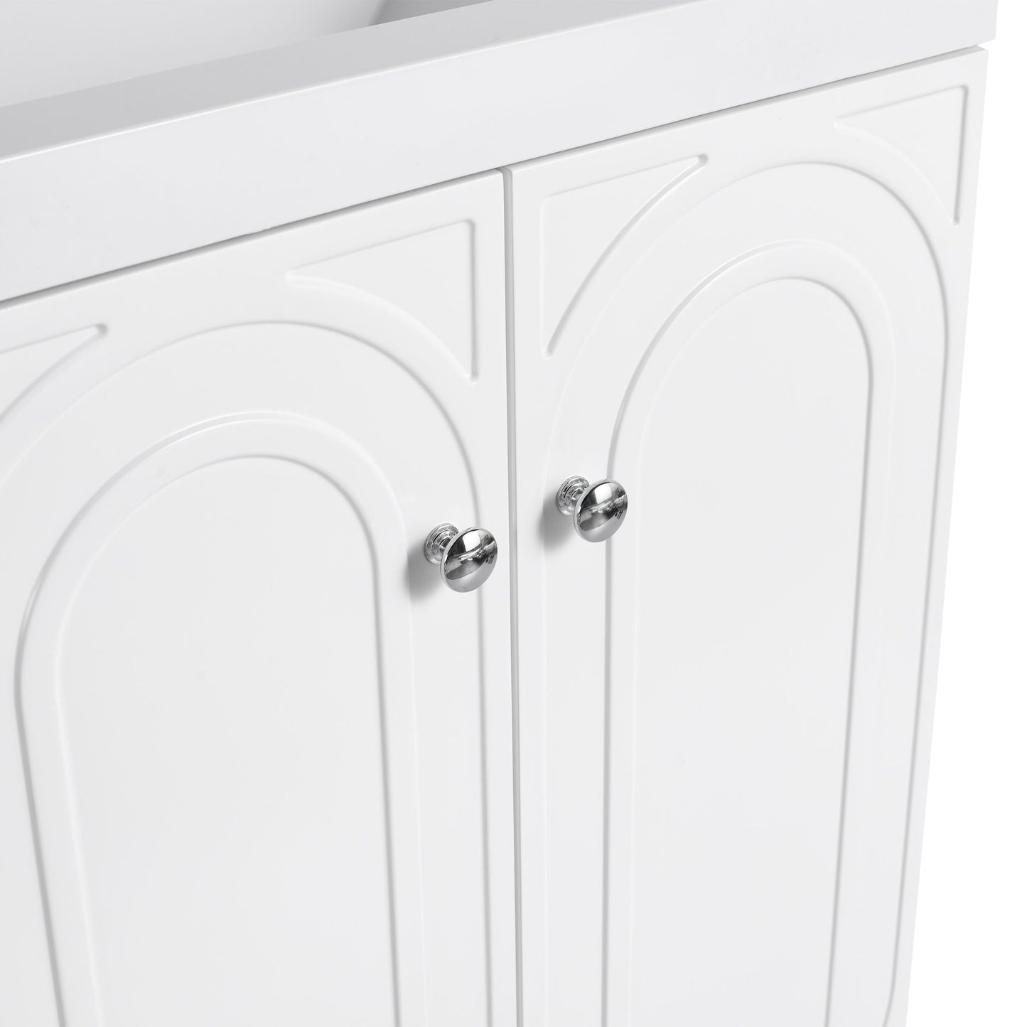Modern Freestanding Bathroom Vanity With Soft Close Cabinet Doors