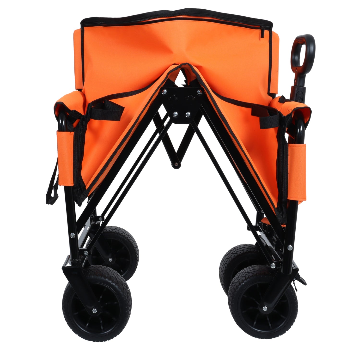 3-in-1 Folding Wagon Cart with Bench Seat