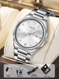 Simple Diamond Encrusted Quartz Watch Fashionable