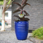Handmade Sapphire Garden Pot