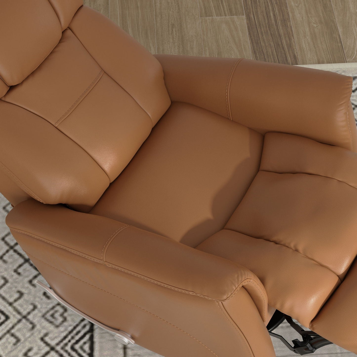 Bentley - Swivel Glider Recliner With Manual Adjustable Headrest & Footrest