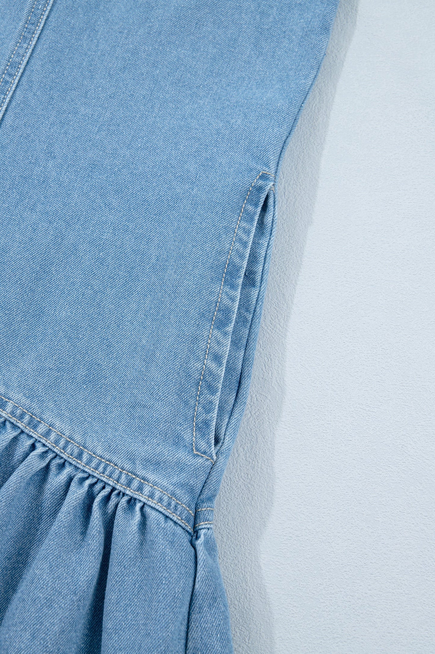 Joy Ruffle Hem Patchwork Dress
