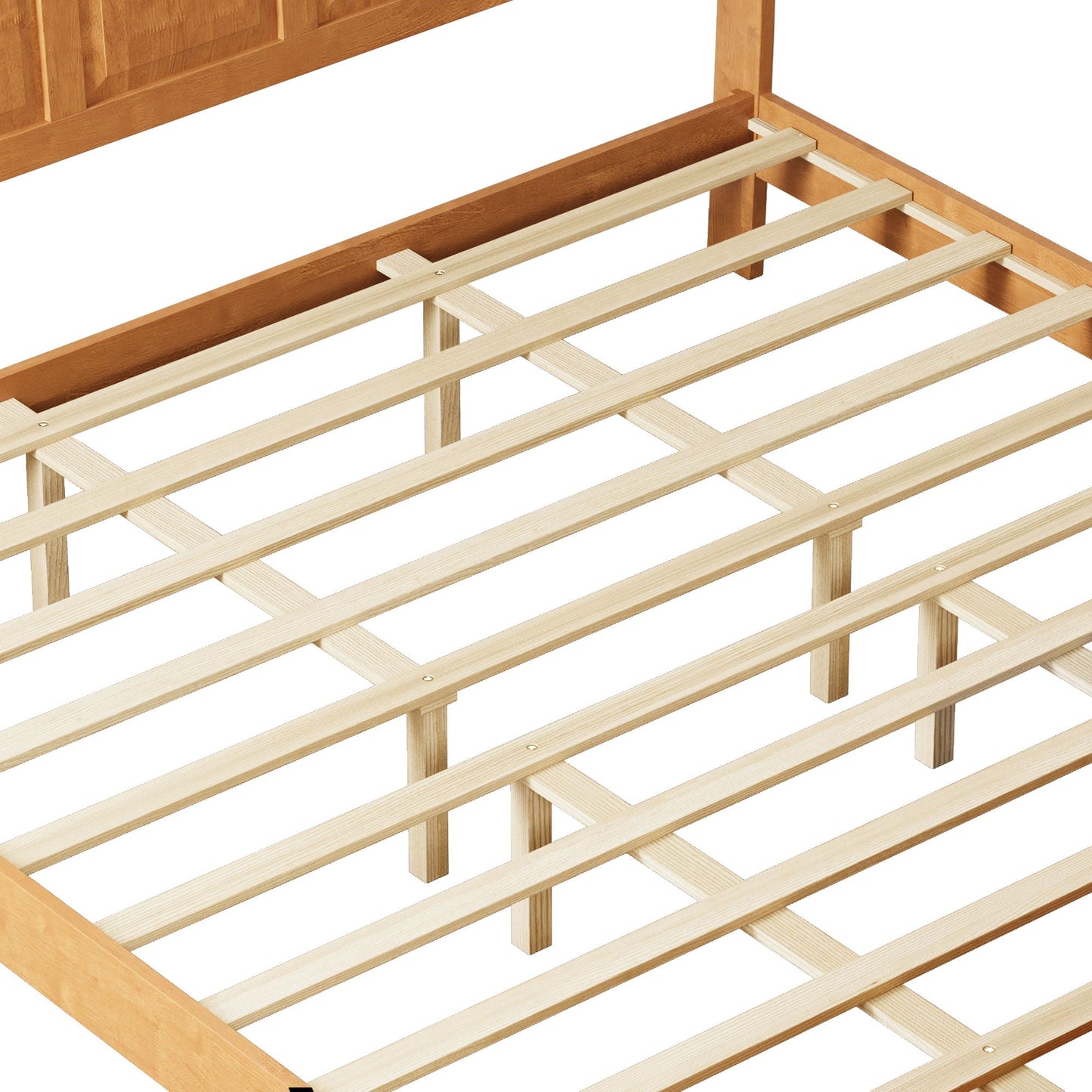 Sleigh Bed Frame With Tall Headboard And Storage Bench