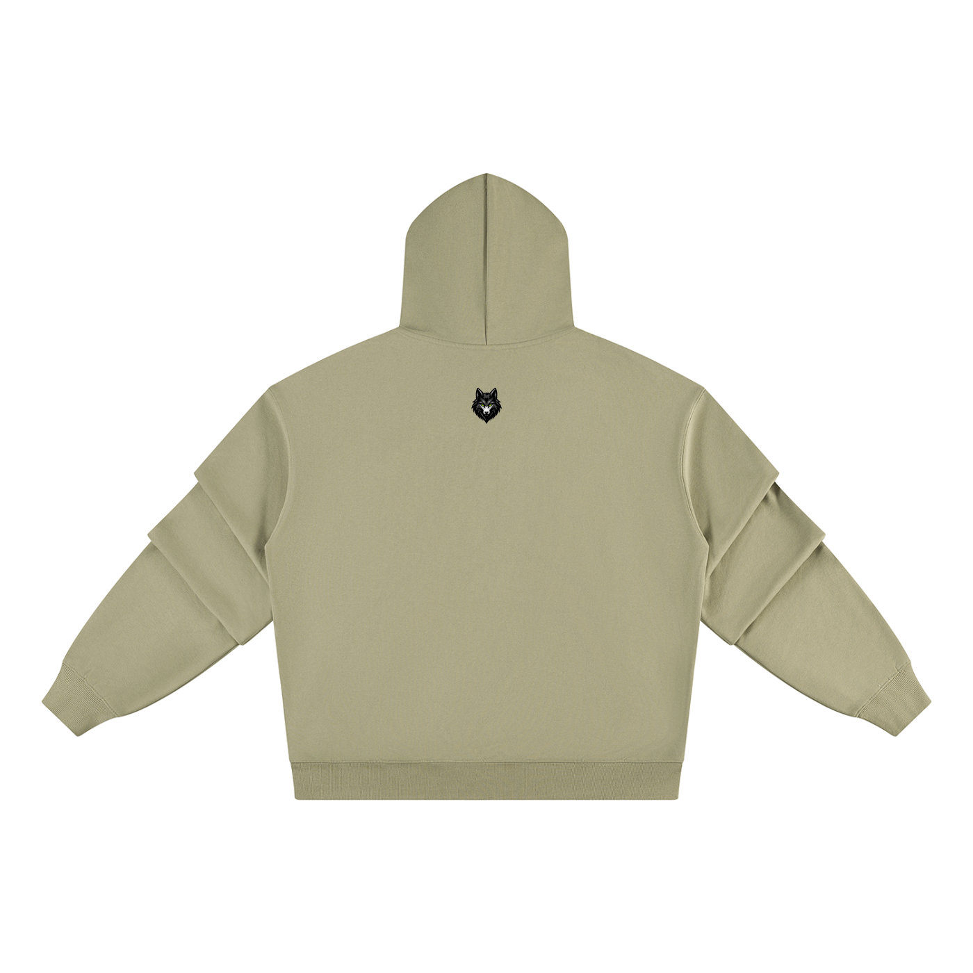 Unisex Heavyweight Ruched Sleeves Hoodie