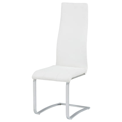 Montclair Upholstered Dining Side Chair White (Set of 4)