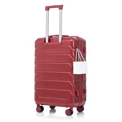 3 Pieces Set 20" / 24" / 28" Spinner Wheel Luggage With Combination Lock