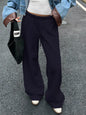 Wide Leg Drawstring Sweatpants
