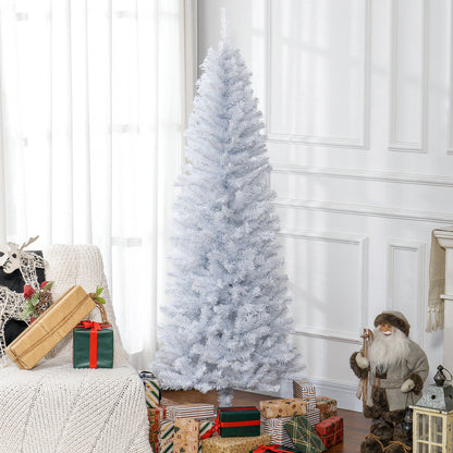 HOMCOM 6ft Pencil Christmas Tree