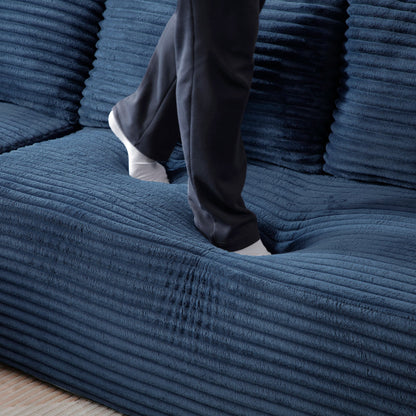 105'' Modular Sectional Sofa with Deep Seat and Chaise