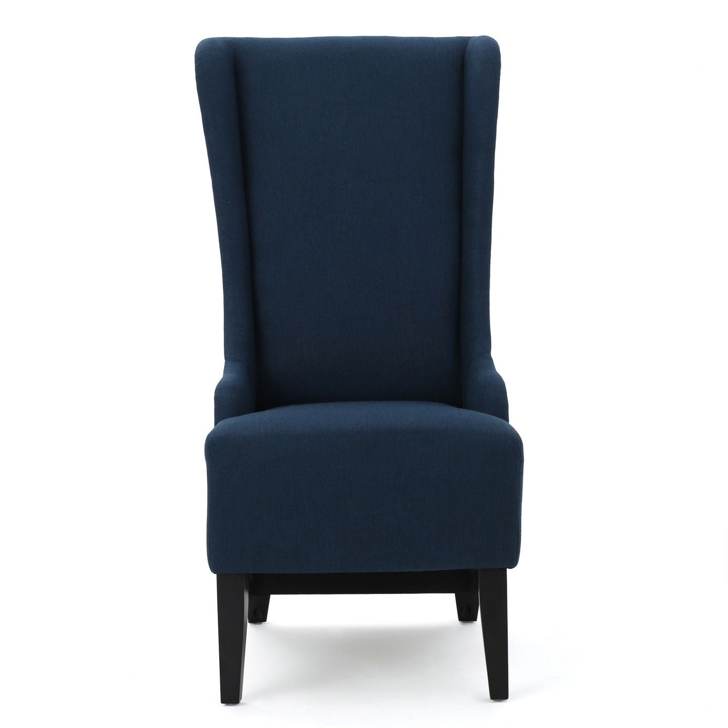 Alight Upholstered Dining Chair With High Back And Birch Wood Legs