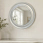 Vintage Round Wall Mirror, Brushed