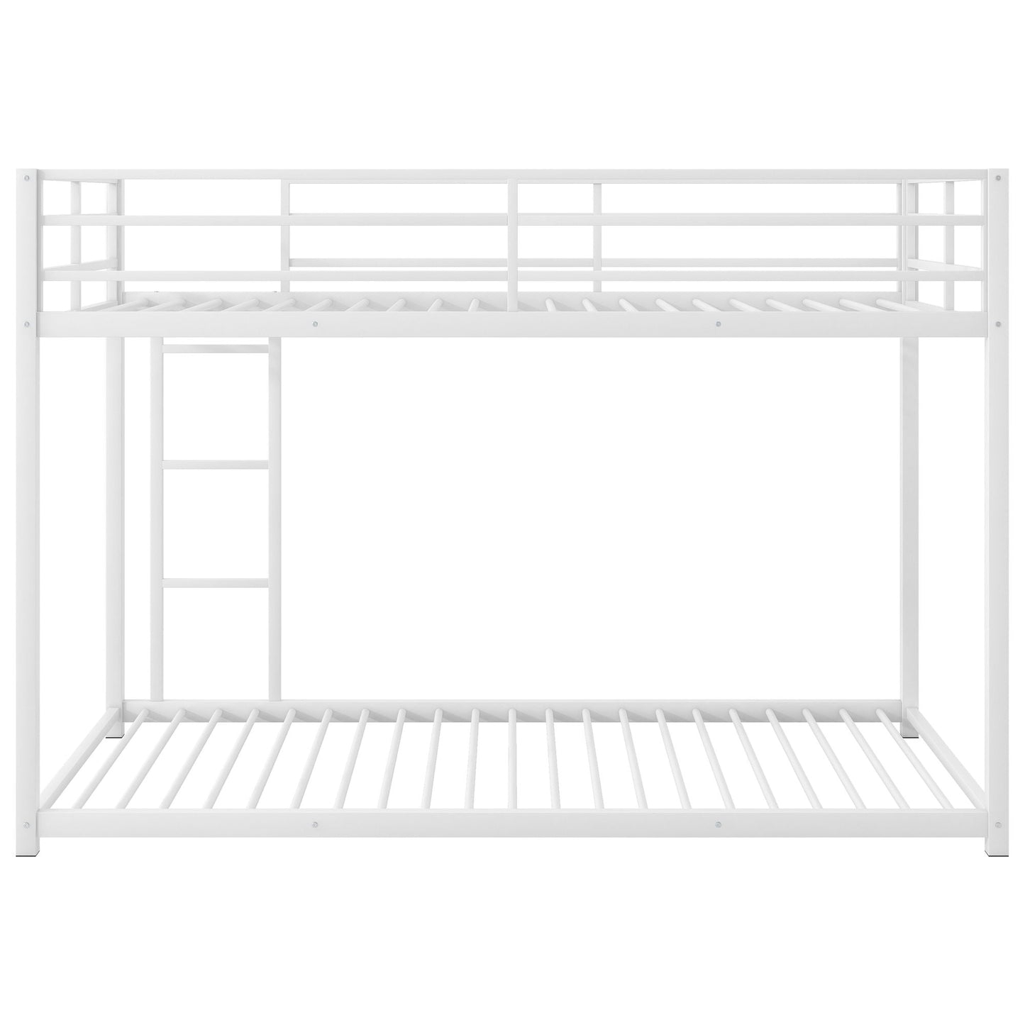 Metal Bunk Bed, Low Bunk Bed With Ladder