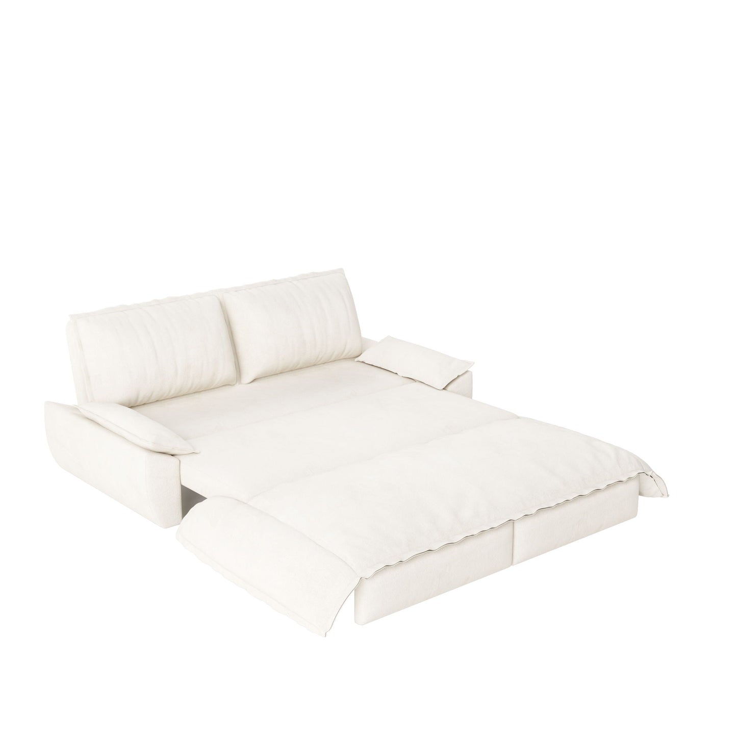 Queen Pull Out Bed, 3 In 1 Convertible Sleeper Sofa