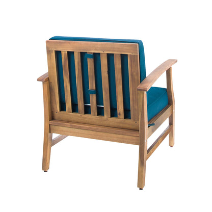 Perla Contemporary Club Chair with Water Resistant Cushion