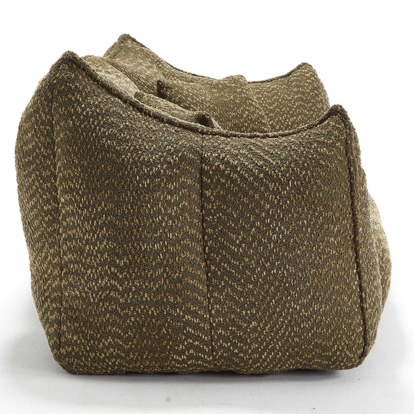 Comfortable Dual Beanbag Chair With High Resilience Foam Core For 2 People