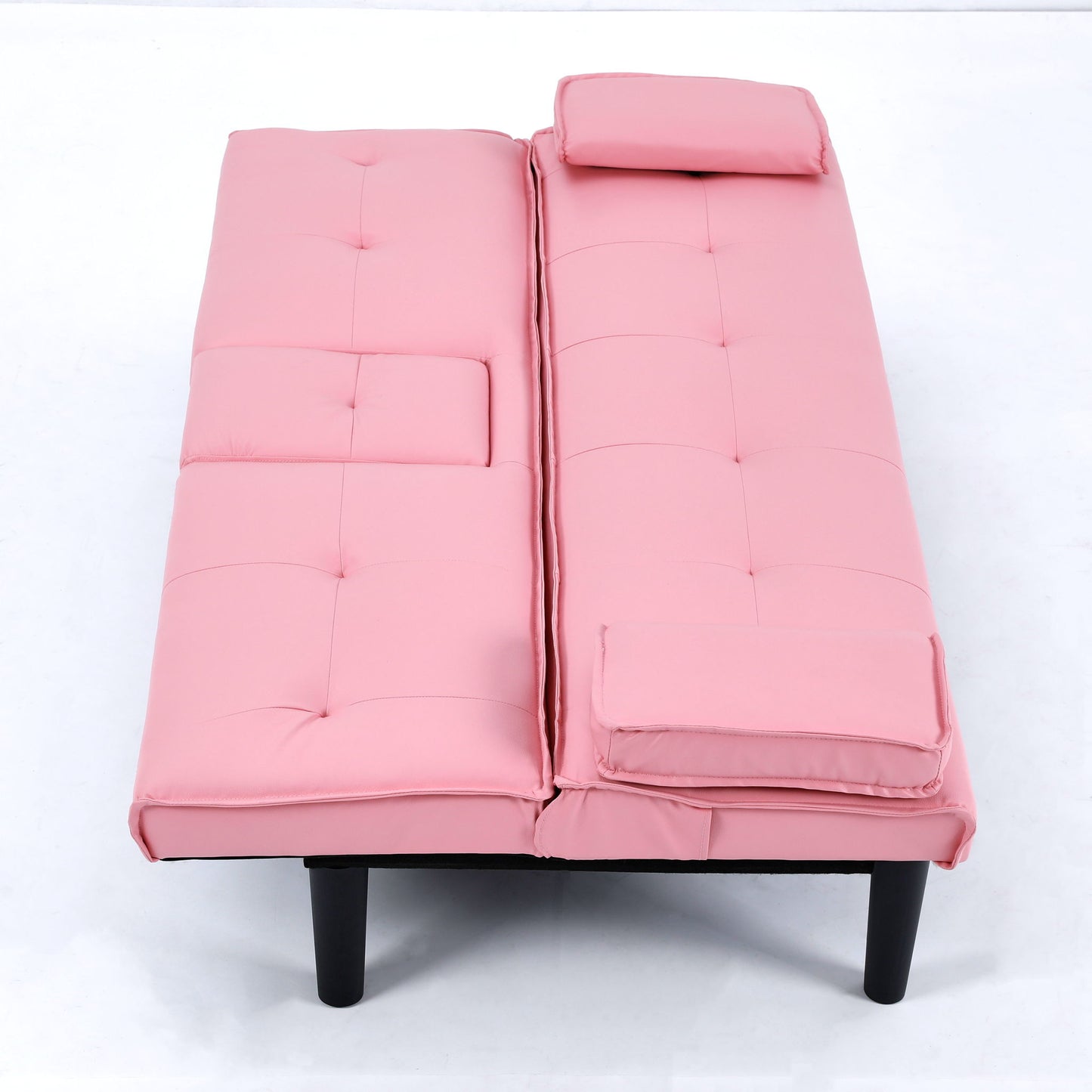 Sofa Bed With Foldable Design And Cup Holder