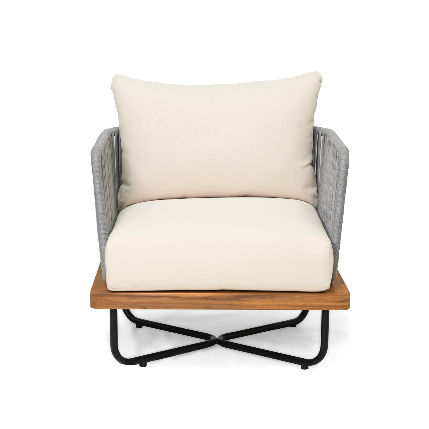 Lucca Outdoor Acacia Wood Chair