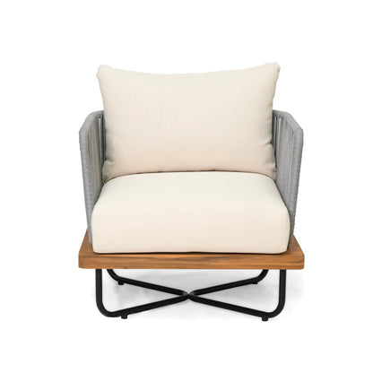 Lucca Outdoor Acacia Wood Chair