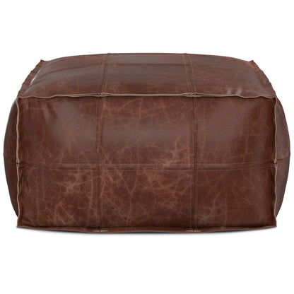 Sheffield - Handcrafted Square Pouf