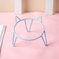 Ceramic Pet Bowl High Foot Neck Protection Snacks Anti-black Chin Oblique Mouth