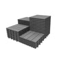 36 Pcs Interlocking Deck Tiles, 12" x 12" HDPE Outdoor Flooring