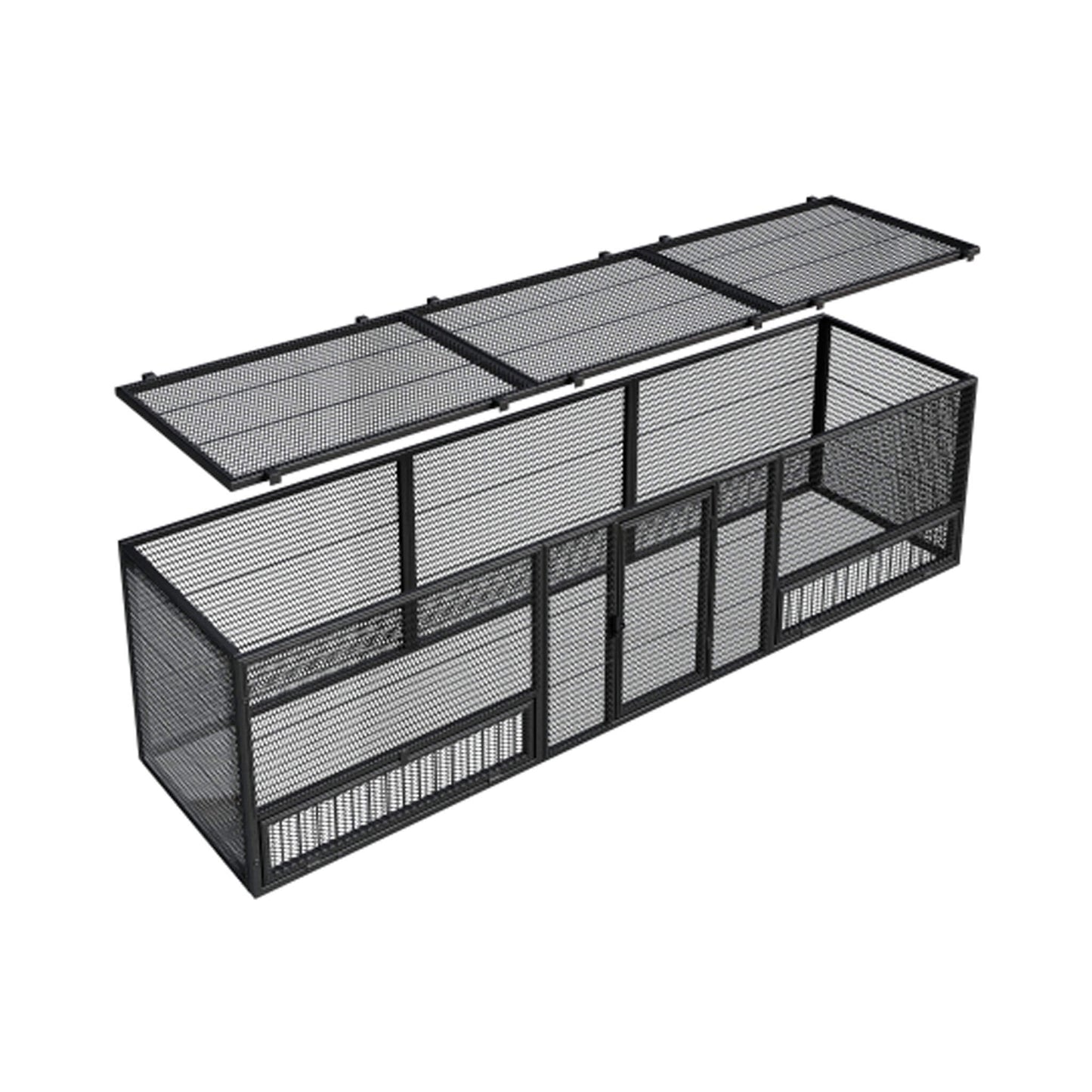 83-Inch Heavy-Duty Outdoor Metal Chicken Coop (SAK24679)