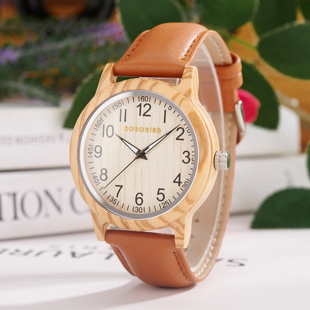 Creative And Fashionable Wooden Couples Watches