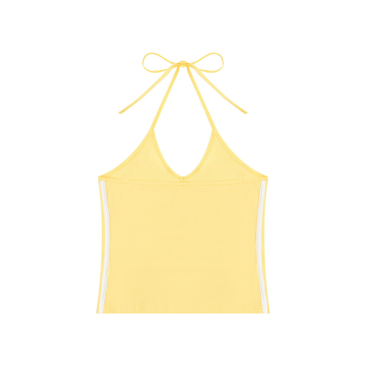 Loki & Ivy Women's Color Block Halter Crop Tank Top