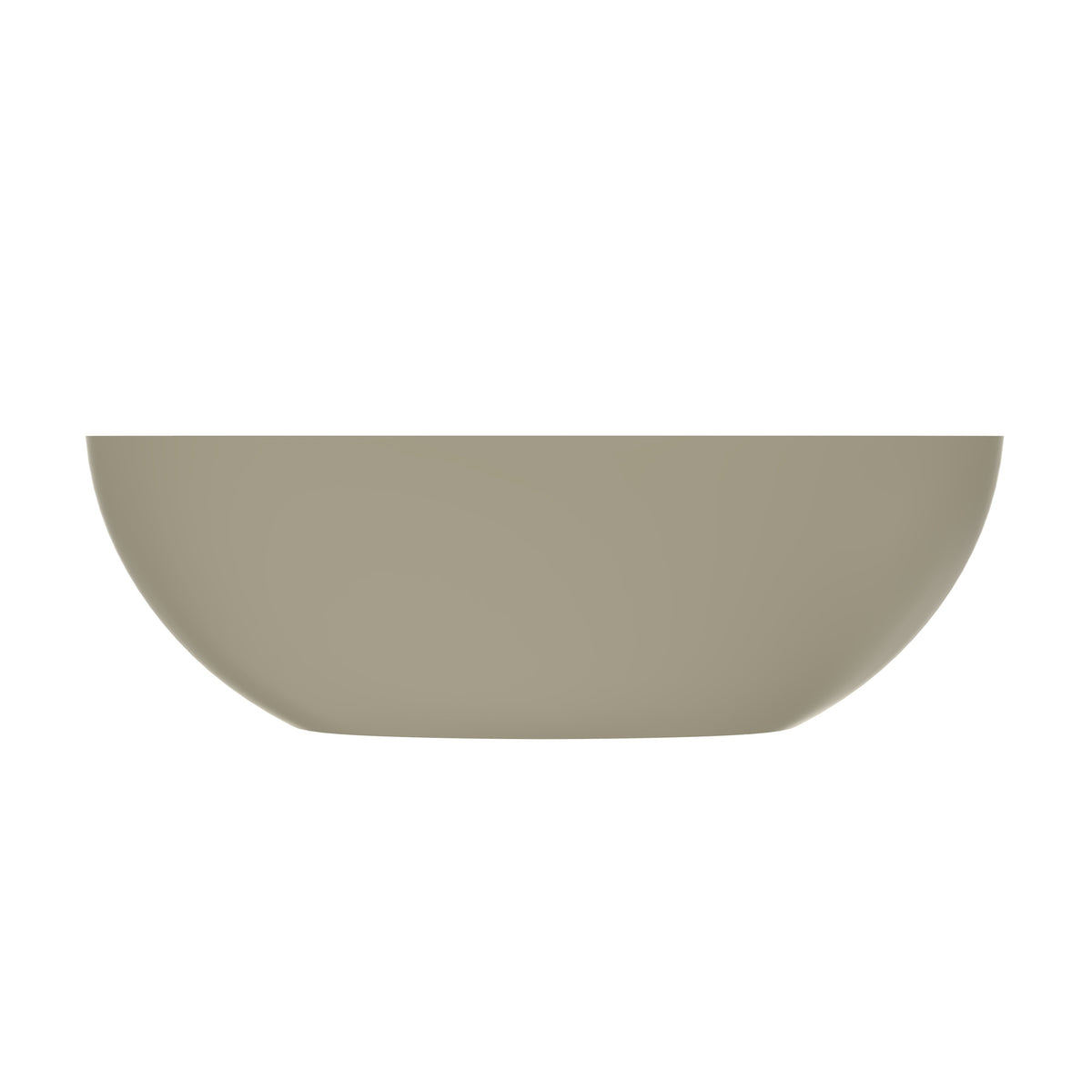 66.9 Inch Freestanding Solid Surface Soaking Bathtub