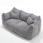 Comfortable Dual Beanbag Chair With High Resilience Foam Core For 2 People