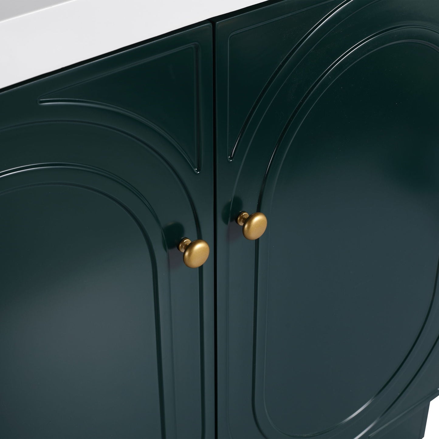Modern Freestanding Bathroom Vanity With Soft Close Cabinet Doors