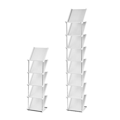 8 Tier Vertical Shoe Rack Narrow Free Standing Storage Organizer for Entryway Space-Saving Stackable Shoe Holder Corner Shoe Tower For Entryway Bedroo