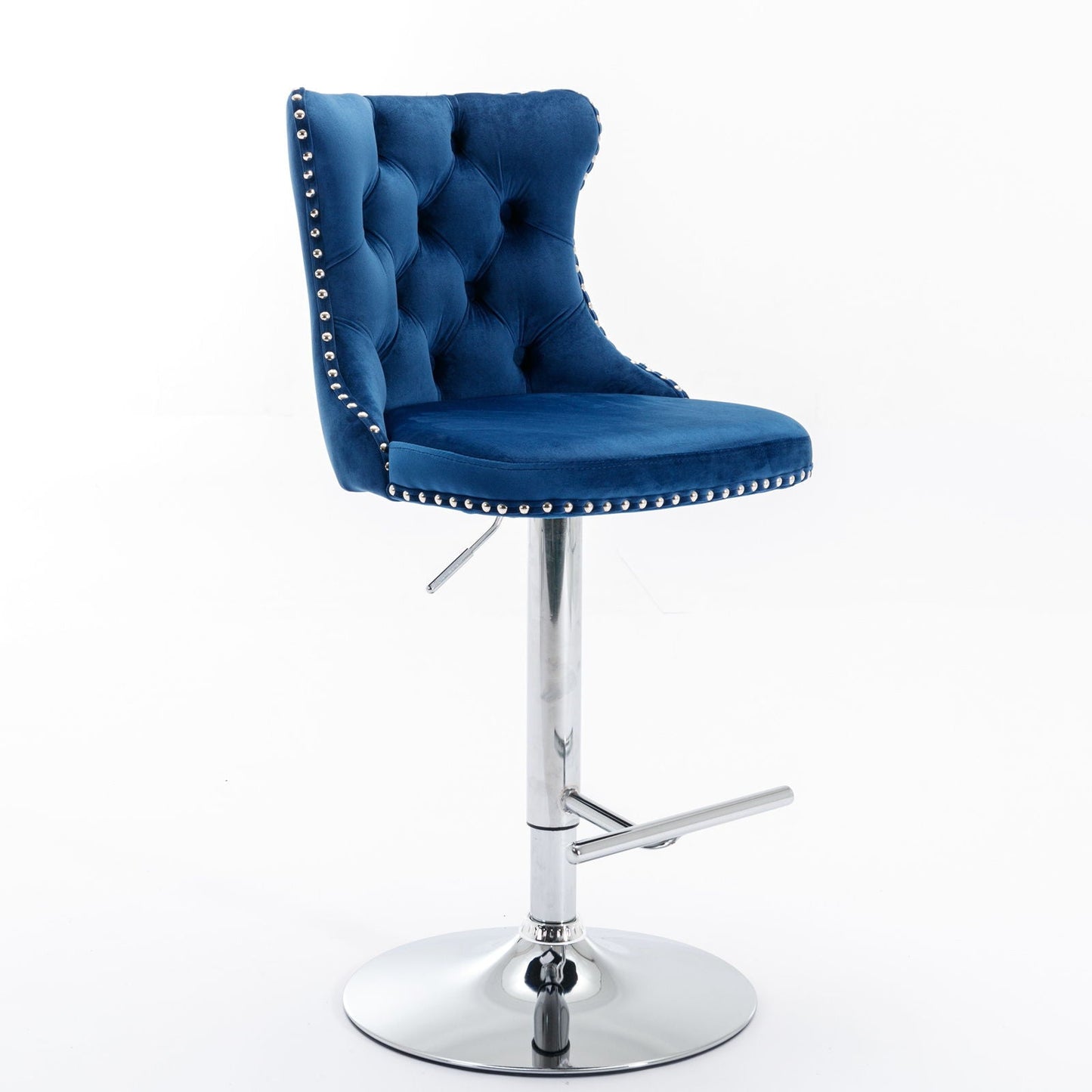 Swivel Adjustable Height Barstools Set of 2