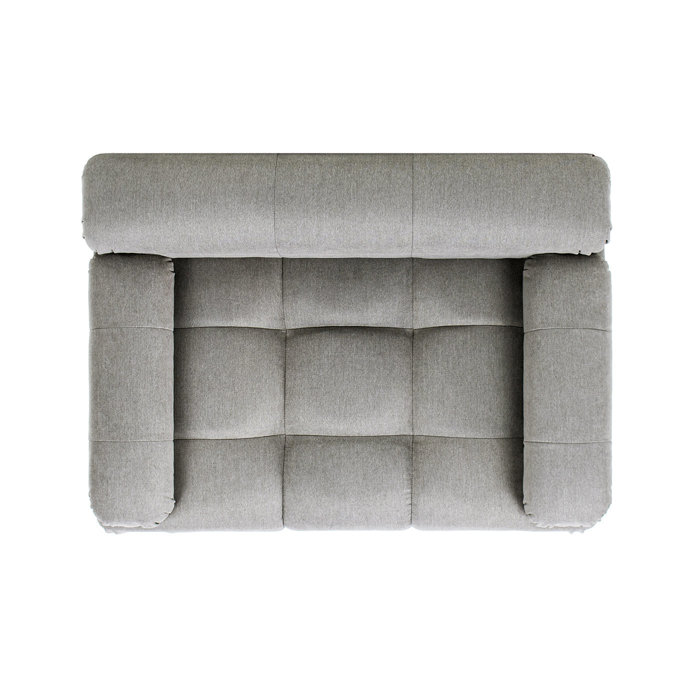 Marcel Upholstered Modern Pet Bed, Small to Medium Dog or Cat Uptown Gray Performance Velvet