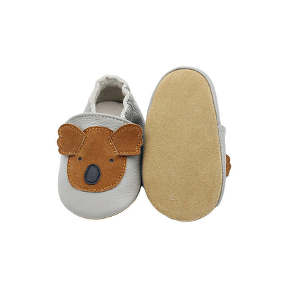 Premium Full-grain Leather Toddler Walking Shoes