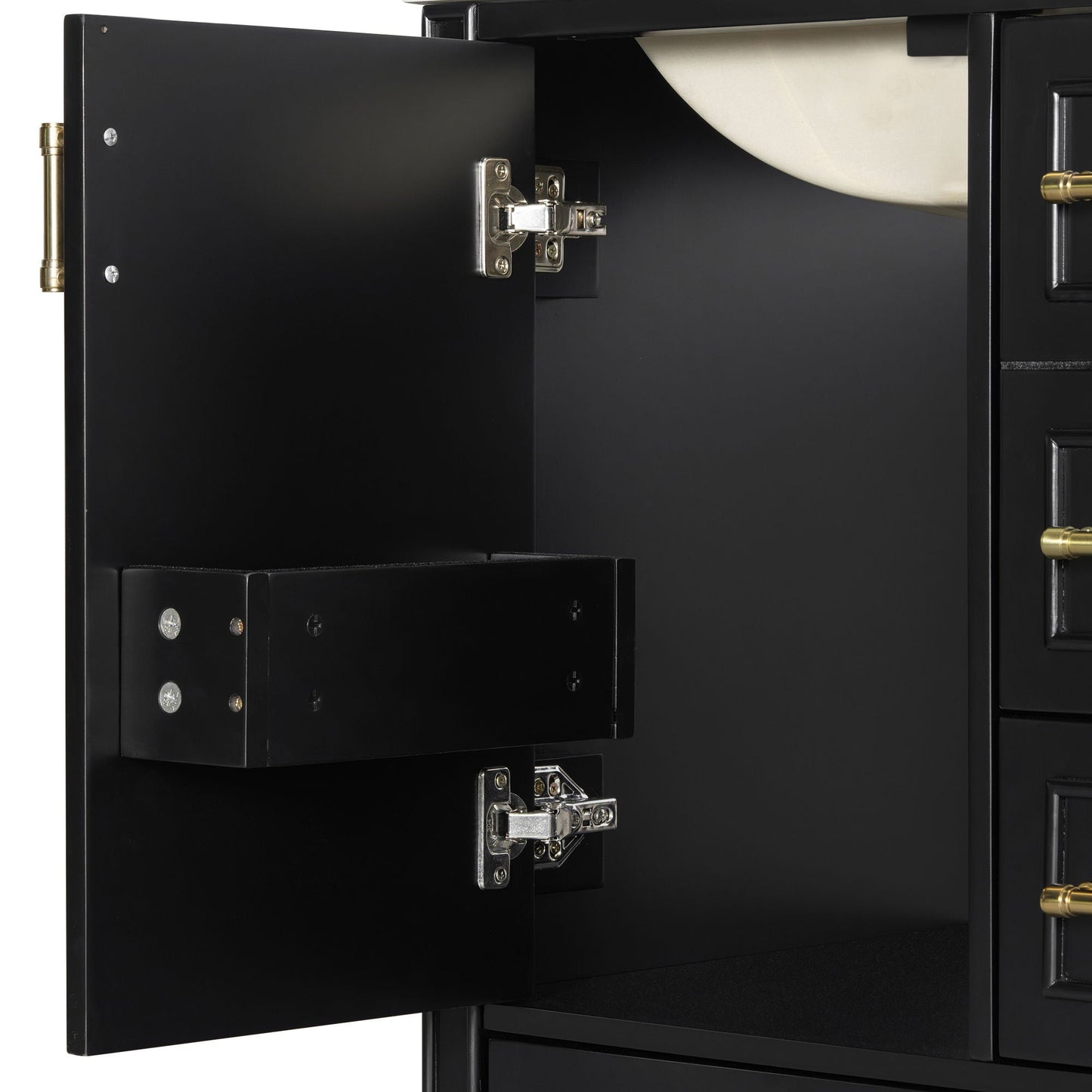 Traditional Bathroom Vanity Set With Soft Close Doors