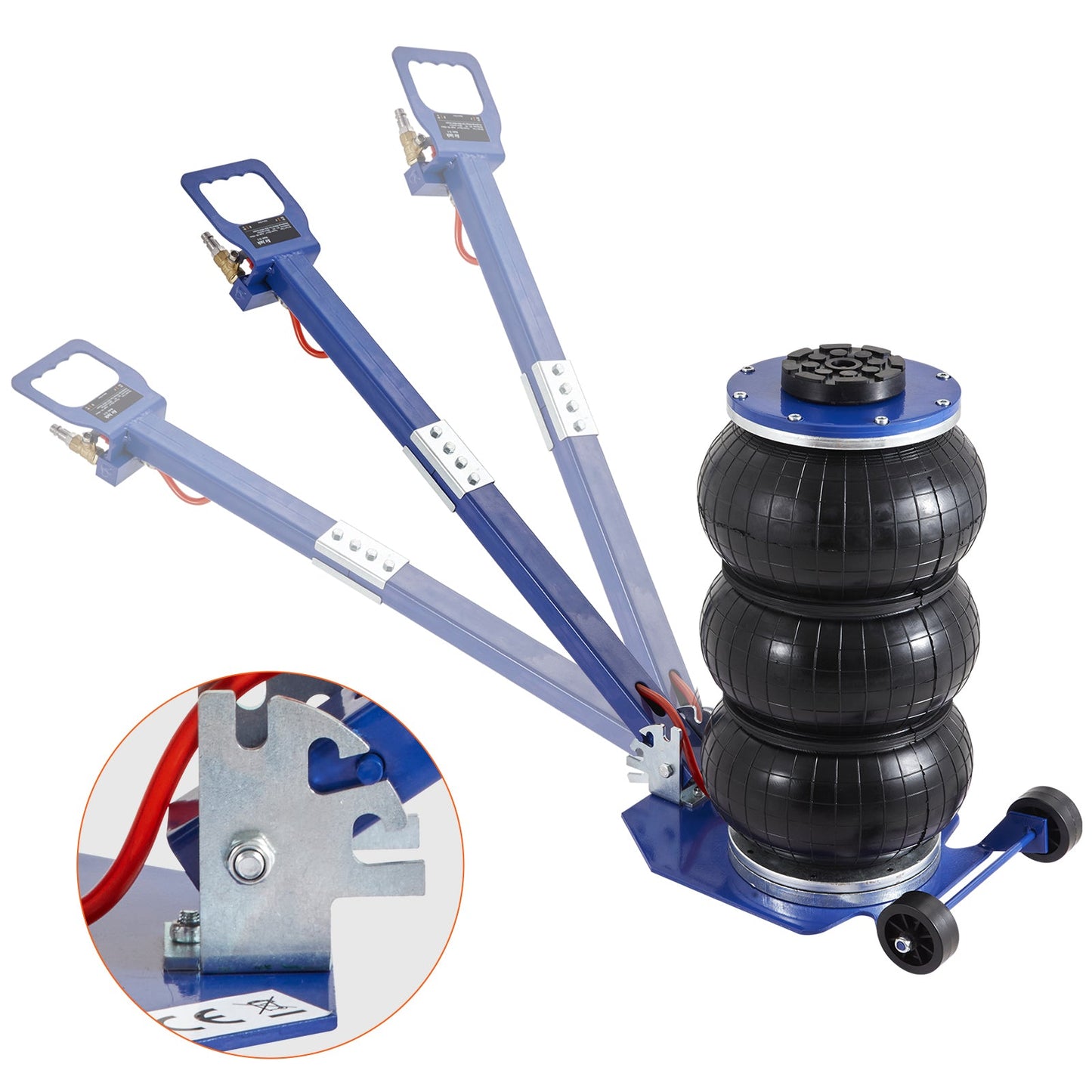 Air Jack, 3 Ton/6600 lbs Triple Bag Air Jack