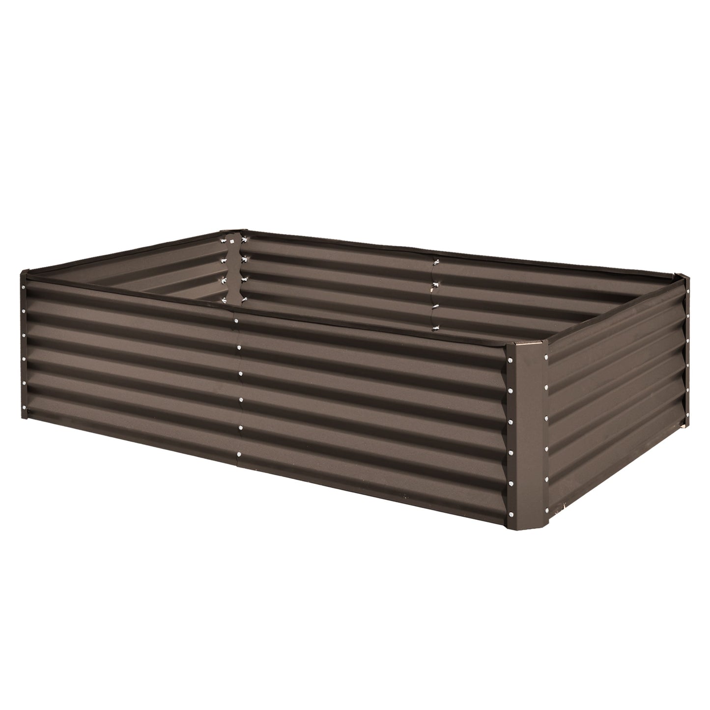6x3x1.5ft Galvanized Raised Garden Bed
