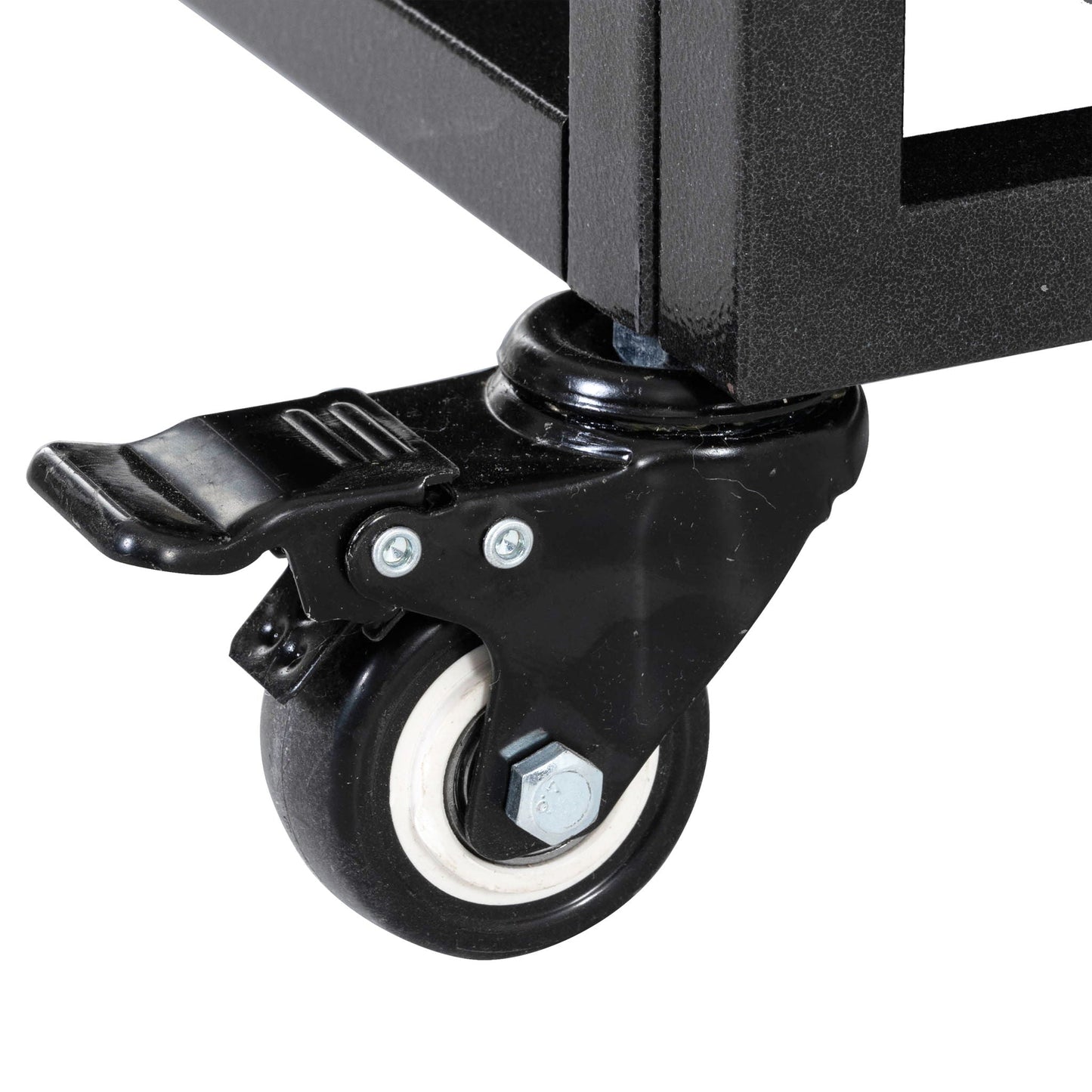 Heavy Duty Dog Crate Lockable Wheels