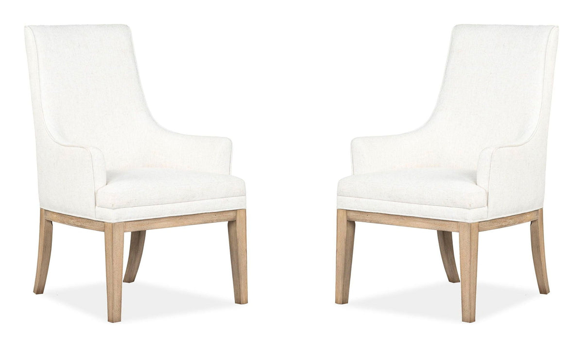Coventry - Upholstered Host Chair (Set of 2) - Honey Wheat